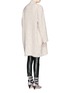 Back View - Click To Enlarge - ISABEL MARANT - 'Seal' confetti yarn wool coat