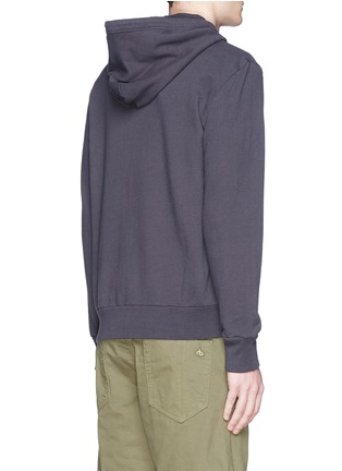 Back View - Click To Enlarge - RAG & BONE - 'Standard Issue' cotton terry zip hoodie