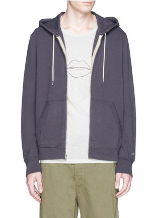 Main View - Click To Enlarge - RAG & BONE - 'Standard Issue' cotton terry zip hoodie