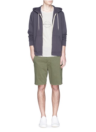 Figure View - Click To Enlarge - RAG & BONE - 'Standard Issue' cotton terry zip hoodie