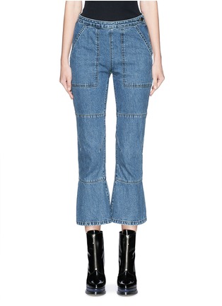 Main View - Click To Enlarge - RACHEL COMEY - 'Pursue' flared cropped jeans