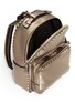 Detail View - Click To Enlarge - VALENTINO GARAVANI - 'Rockstud' metallic leather backpack