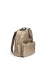Figure View - Click To Enlarge - VALENTINO GARAVANI - 'Rockstud' metallic leather backpack