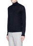 Front View - Click To Enlarge - TOMORROWLAND - Cashmere-silk turtleneck sweater