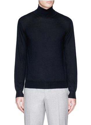 Main View - Click To Enlarge - TOMORROWLAND - Cashmere-silk turtleneck sweater