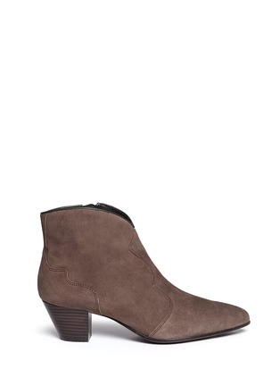 Main View - Click To Enlarge - ASH - 'Hurrican' suede cowboy ankle boots