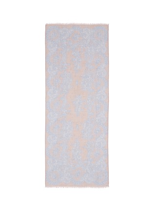 Main View - Click To Enlarge - VALENTINO GARAVANI - Floral lace print cashmere-silk scarf
