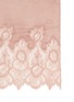 Detail View - Click To Enlarge - VALENTINO GARAVANI - Plissé pleat floral lace cashmere scarf
