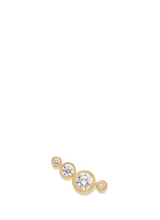 Main View - Click To Enlarge - SOPHIE BILLE BRAHE - 'Flacon Diamant' diamond 18k yellow gold single earring