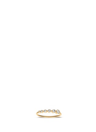 Main View - Click To Enlarge - SOPHIE BILLE BRAHE - 'Pleine de Lune' diamond 18k yellow gold midi ring