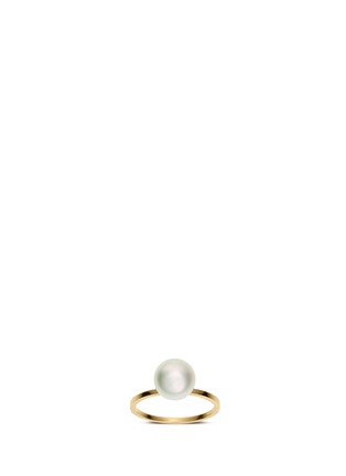 Main View - Click To Enlarge - SOPHIE BILLE BRAHE - 'Lisa Grand' 14k yellow gold pearl ring
