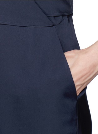 Detail View - Click To Enlarge - THEORY - 'Osteen' silk georgette wrap dress