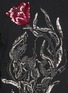 Detail View - Click To Enlarge - ALEXANDER MCQUEEN - Embellished floral T-shirt