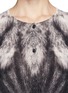 Detail View - Click To Enlarge - ALEXANDER MCQUEEN - Fox print wool cardigan