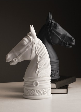 Figure View - Click To Enlarge - L'OBJET - Horse Bookend - Black