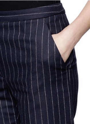 Detail View - Click To Enlarge - ALEXANDER MCQUEEN - Stripe virgin wool pants