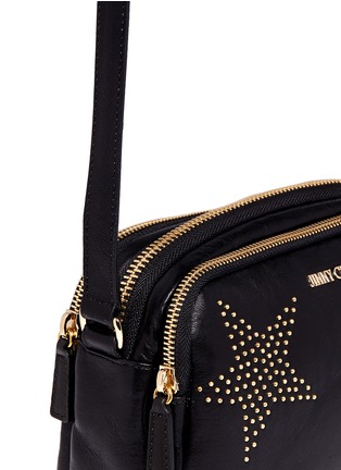 Detail View - Click To Enlarge - JIMMY CHOO - 'Opal' stud star leather crossbody