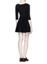 Back View - Click To Enlarge - ALICE & OLIVIA - Flounce stretch dress 