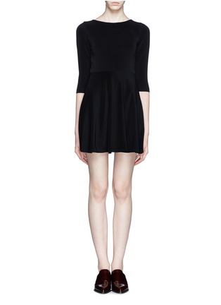 Main View - Click To Enlarge - ALICE & OLIVIA - Flounce stretch dress 