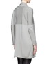 Back View - Click To Enlarge - ARMANI COLLEZIONI - Tonal panelled long-sleeve cardigan