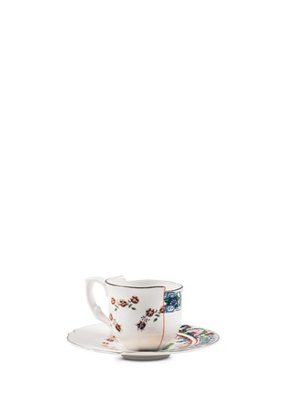Main View - Click To Enlarge - SELETTI - Hybrid Tamara coffee cup and saucer set