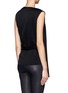 Back View - Click To Enlarge - MAJE - Dosi draped front sleeveless top
