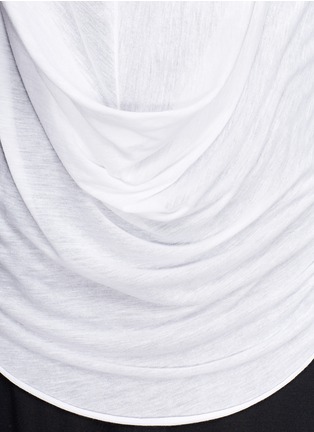 Detail View - Click To Enlarge - HELMUT LANG - Draped back T-shirt