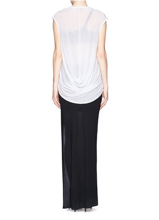 Figure View - Click To Enlarge - HELMUT LANG - Draped back T-shirt