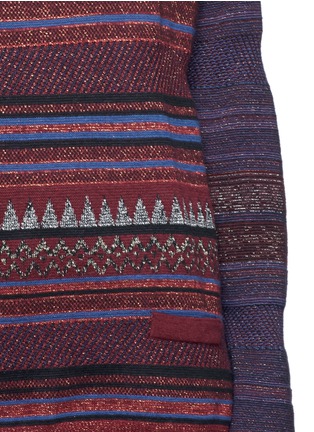 Detail View - Click To Enlarge - MAISON SCOTCH - Contrast-knit sweater