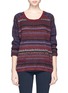 Main View - Click To Enlarge - MAISON SCOTCH - Contrast-knit sweater