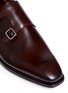 Detail View - Click To Enlarge - GEORGE CLEVERLEY - 'Theo' brogue leather double monk strap shoes