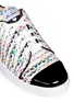 Detail View - Click To Enlarge - ISA TAPIA - 'Caelan' heart patch tweed sneakers