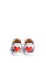 Back View - Click To Enlarge - ISA TAPIA - 'Caelan' heart patch fruit print sneakers