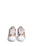 Front View - Click To Enlarge - ISA TAPIA - 'Caelan' heart patch fruit print sneakers