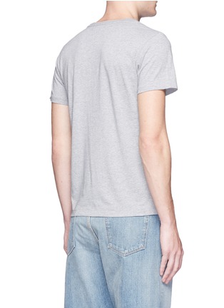 Back View - Click To Enlarge - 73387 - 'Surf Mania' skeleton embroidered cotton T-shirt