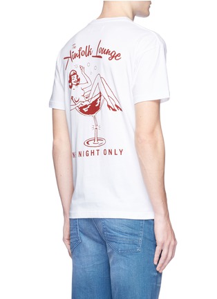 Back View - Click To Enlarge - KINFOLK - Showgirl slogan print cotton T-shirt