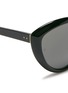 Detail View - Click To Enlarge - LINDA FARROW - Acetate cat eye sunglasses