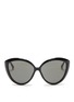 Main View - Click To Enlarge - LINDA FARROW - Acetate cat eye sunglasses