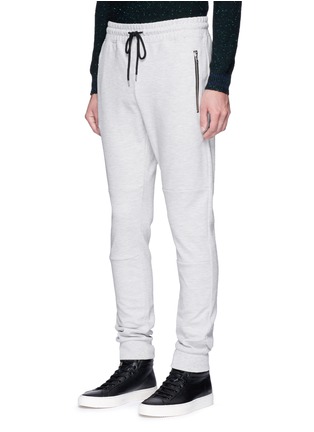 Front View - Click To Enlarge - TOPMAN - Diamond knit sweatpants