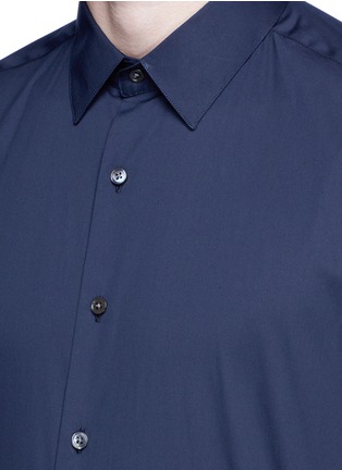 Detail View - Click To Enlarge - THEORY - 'Sylvain' short sleeve poplin shirt