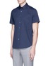 Front View - Click To Enlarge - THEORY - 'Sylvain' short sleeve poplin shirt