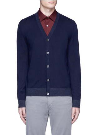 Main View - Click To Enlarge - THEORY - 'Rothley' Merino wool cardigan