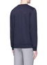 Back View - Click To Enlarge - THEORY - 'Danen' geometric cloqué sweatshirt