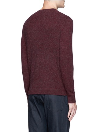 Back View - Click To Enlarge - THEORY - 'DONNERS V' CASHMERE V-NECK SWEATER