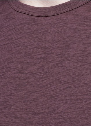 Detail View - Click To Enlarge - THEORY - 'Dustyn' raglan sleeve cotton blend T-shirt