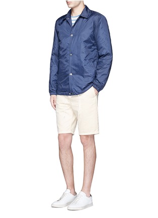 Figure View - Click To Enlarge - COMME DES GARÇONS SHIRT - 'Boy' print padded nylon jacket