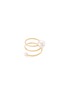 Main View - Click To Enlarge - SOPHIE BILLE BRAHE - 'Louise Grand' Akoya pearl 14k yellow gold spiral ring