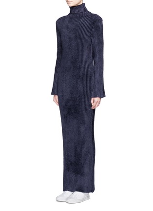 Front View - Click To Enlarge - XIAO LI - 'Lusso' rib knit turtleneck maxi dress
