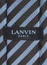 Detail View - Click To Enlarge - LANVIN - Regimental stripe silk jacquard tie
