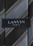 Detail View - Click To Enlarge - LANVIN - Regimental stripe silk jacquard tie